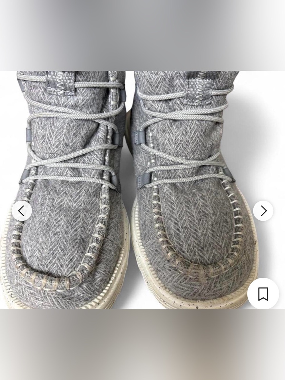 Hey Dude Reyes Heather Gray Booties Size 8